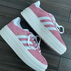 Adidas Gazelle Platform Sneakers in Pink